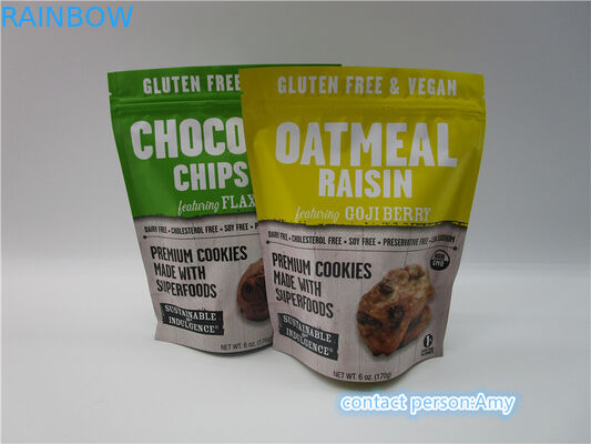 سفارشی شکلات تبلیغاتی بیسکویت اسنک کیسه ای چاپ گراور