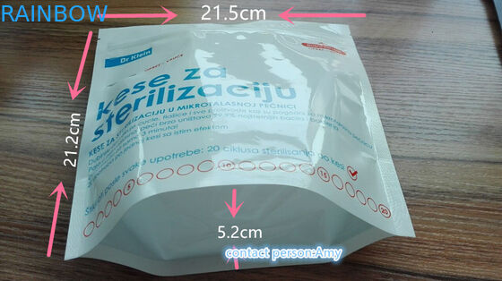 مایکروویو Steil Sterilizer Retort Bag / FDA کیسه استریلر مایکروویو پلاستیکی پلاستیکی را تأیید کرده است