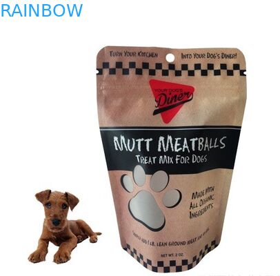 کیسه های مواد غذایی بسته بندی مواد غذایی / کیف کیسه های آلومینیومی فویل جانبی برای بسته بندی گربه / غذای سگ / مواد غذایی حیوان خانگی