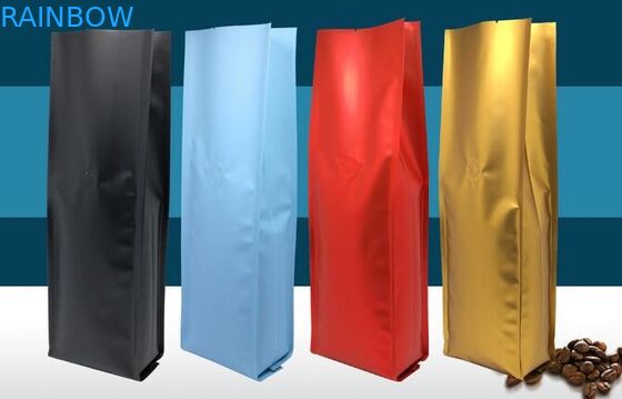 250 گرم فویل آلومینیوم سفارشی چاپ Ziplock بسته بندی کیسه / Doy پک دانه های قهوه کیسه های پخته شده