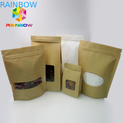 کیسه های سفارشی قلع Tie Coffee قابل تعویض Kraft / 3 کیسه مهر و موم