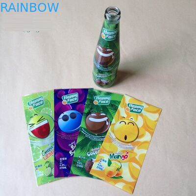 ساخته شده از سفارشی ساخته شده pvc برچسب کوچک آستین برای برچسب بسته بندی بطری