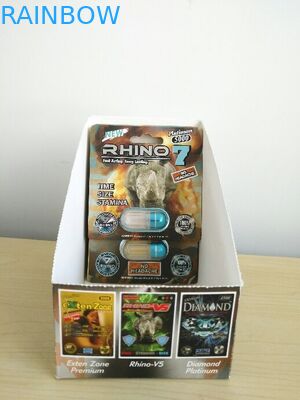 ODM ODM بسته بندی جعبه کاغذ بسته بندی مردانه جنسی تقویت قرص