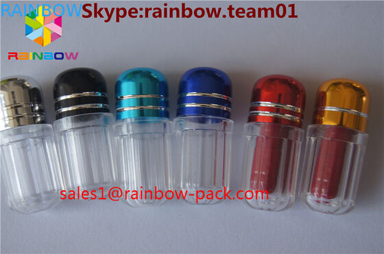 بطری های قرص پلاستیکی برای فروش ظروف کپسول دیک شکل بطری کپسول آبی ظروف شش گوش و هشت ضلعی