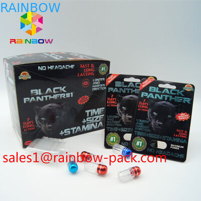 جعبه نمایش جعبه سیاه Mamba جعبه قرص افزایش جنسی قرص 3D اثر قرص جنسی