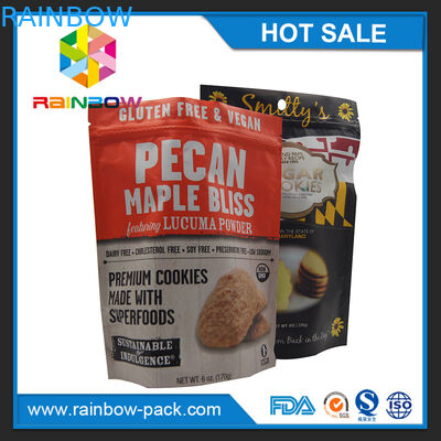 کیسه قفل زیپ gusset بسته بندی ویتامین قهوه اسکراب کیسه های بسته بندی کیسه کیسه کیسه بسته بندی فویل آلومینیومی