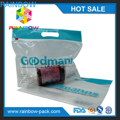 آرم سفارشی کیسه های چاپ شده بوی سفارشی کیسه کشویی ziplock کیسه بسته بندی میوه بسته بندی با سوراخ hange