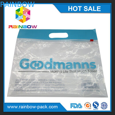 کیسه پلی اتیلن پلی استر کیسه ای با آرم پشت پاکت کیسه کیسه های بسته بندی شده قفل کیسه ای با کیسه UPC کیسه های کیسه ای ziplock clear front