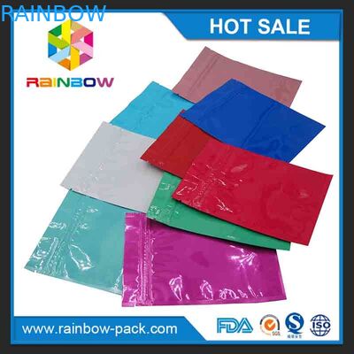 فویل آلومینیومی ziplock فویل کیسه ziplock جعبه فویل آلومینیوم گرفتن کیسه مهر و موم با زیپ بالا کیسه قابل تنظیم