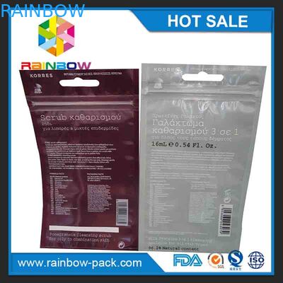 بسته بندی کیسه های کوچک فویل طلا Shinny / کیسه های Ziplock آلومینیومی مستحکم بسته بندی شده