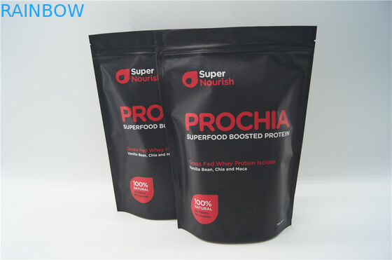 فویل آلومینیومی سفارشی بازیافت بسته بندی کیسه های زیپ بسته بندی پروتئین آب پنیر