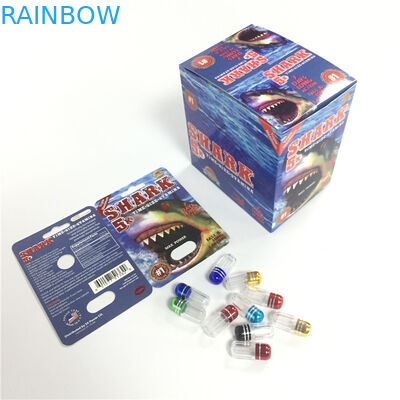 قرص های جنسی بازار ایالات متحده آمریکا کارت تاول کاغذی Pakcgaing برای قرص Rhino 7 / Rhino 69 / Tiger / Black Mamba