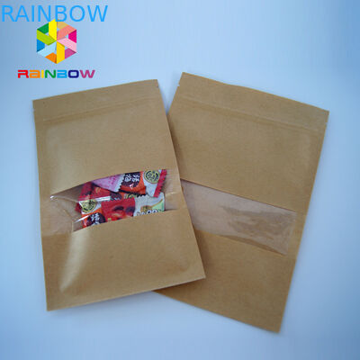 کیسه های ساخته شده از فویل سفارشی، بسته بندی کیسه های چای، کیسه های کرافت با استفاده از پنجره