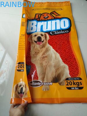 کیسه های جانبی Gusset بسته بندی مواد غذایی بسته بندی کیسه Gusset برای خوراک دام حیوانات خانگی