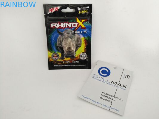 چاپ سفارشی فویل mylar فویل سه طرف مهر و موم شده کیسه های کیسه های ziplock برای بسته بندی کپسول