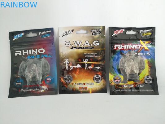 بسته بندی کیسه های بسته بندی فویل مواد غذایی بسته بندی کیسه های قرص Ziplock سخت پزشکی