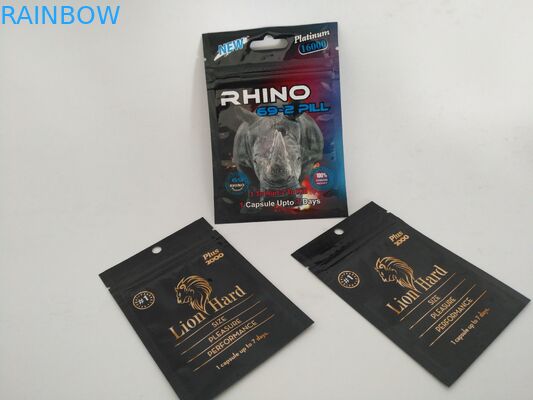 3 Side Seal Pill بسته های کیسه های بسته بندی اشک برای پودر کپسول سخت Encore