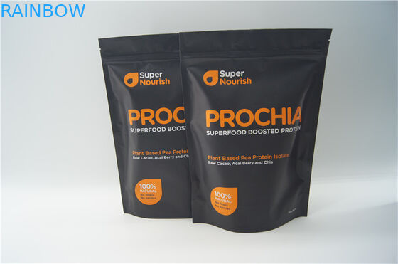 بسته بندی سفارشی فویل آلومینیومی کیسه قهوه با شیر 250g، 500g، 1000g