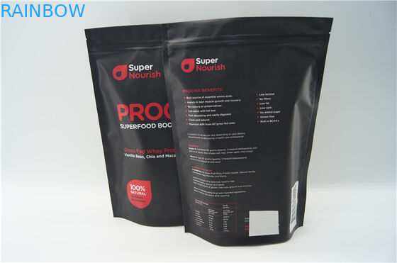 تغذیه فویل آلومینیوم با کیفیت بالا بسته به کیسه بسته بندی شده با زیپ