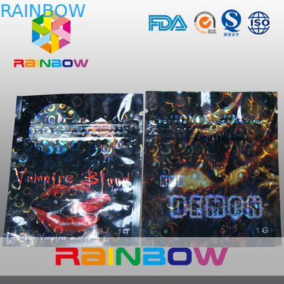 مواد روکش مواد مخدر میمون گیاهی مینی Ziplock کیسه های با تیغ برش