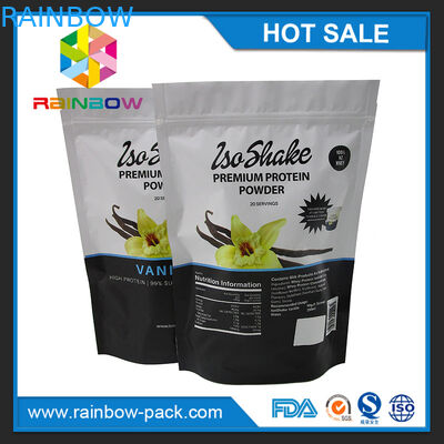 مقدار 1kg مواد مغذی بسته کیسه پودر پروتئین آب پنیر با ziplock است