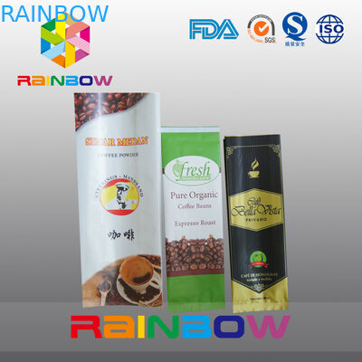 12oz White Side Gusset قهوه بسته بندی با Valve / سفارشی چاپ