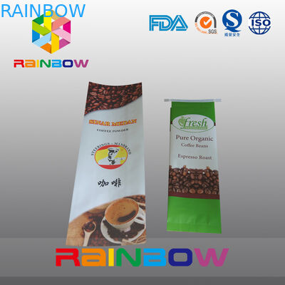 12oz White Side Gusset قهوه بسته بندی با Valve / سفارشی چاپ