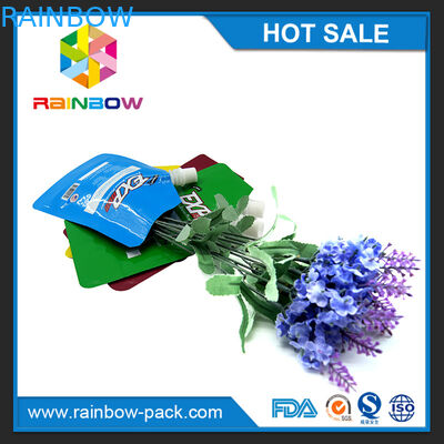 بسته بندی کیسه های پلاستیکی قابل تعویض بسته بندی شده مایع رومیزی کیسه های کمربند با زیپ