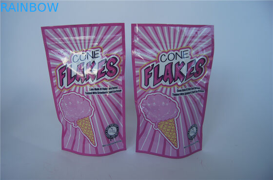 بسته بندی سفارشی ziplock Foil CBD بسته بندی بسته بندی جادویی با Tearnotches