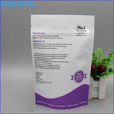 برچسب های خصوصی آلومینیوم پودر فویل زیپ کیسه ای / 1kg 500g پودر پودر پروتئین آب پنیر / 250g مکمل پودر doypack