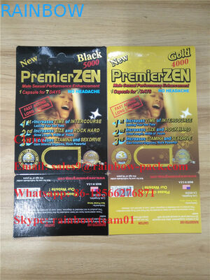 PremierZen Gold Men Enhancement Pill Card Package Package in stock with 3D effect