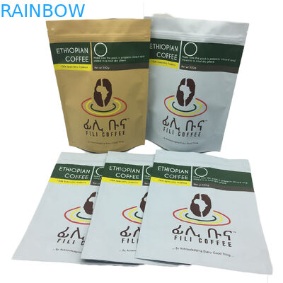 فویل مات Finish مجهز به کیسه بسته بندی زیپ 500 گرم کیسه کیسه ای