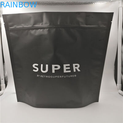 مات سیاه 500 گرم 1 لیبل کیسه های بسته بندی مواد غذایی با Ziplock و دگرسازی شیر