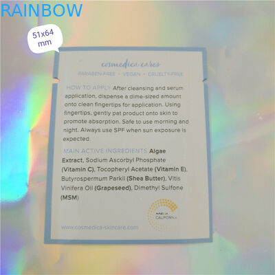 بسته بندی کیسه های آلومینیومی فویل آلومینیومی بسته بندی لوازم آرایشی و بهداشتی، لوازم آرایشی و بهداشتی، بسته بندی سه طرفه