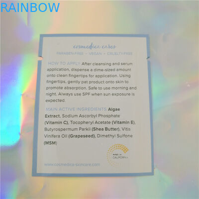 بسته بندی کیسه های آلومینیومی فویل آلومینیومی بسته بندی لوازم آرایشی و بهداشتی، لوازم آرایشی و بهداشتی، بسته بندی سه طرفه