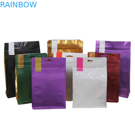 عمده فروشی آلومینیوم فویل قلع تکه تخت پایین قهوه کیسه بسته بندی با شیر تخلیه 500g 1kg