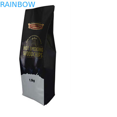 سفارشی 250g 500g 1kg مربع مربع تخت پایین ziplock قهوه کیسه بسته بندی کیسه