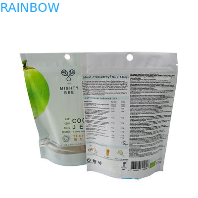 کیسه های پلاستیکی سفارشی چاپ شده فویل بسته بندی شده Mylar Ziplock کیسه های آب نبات