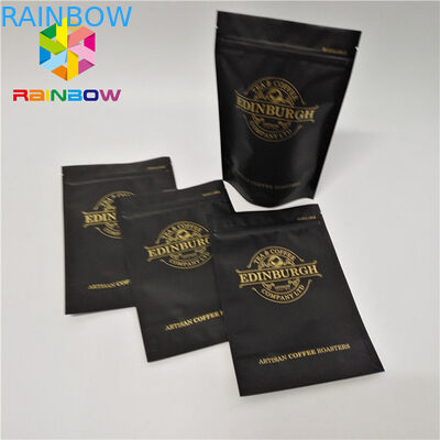 زیپ پلاستیکی Bags Gusset Bags 500g بسته کیسه ziplock قهوه قابل تنظیم است