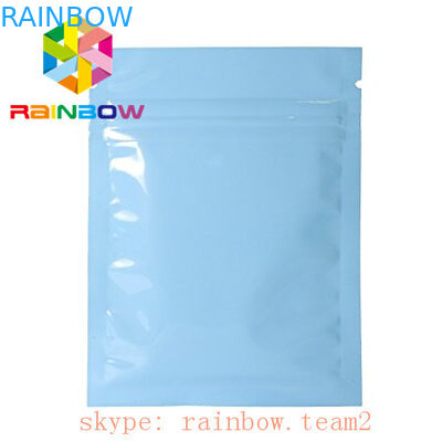 کیسه های فویل آلومینیوم طلایی مایلار ziplock طلایی برای بسته بندی لیوان چای / کیسه مینی 3 کیسه مهر و موم شده