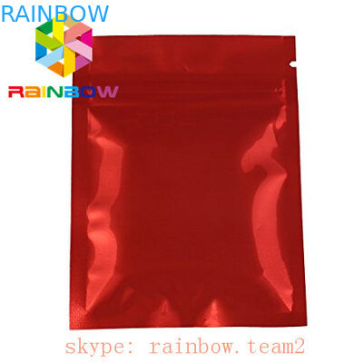 کیسه های فویل آلومینیوم طلایی مایلار ziplock طلایی برای بسته بندی لیوان چای / کیسه مینی 3 کیسه مهر و موم شده