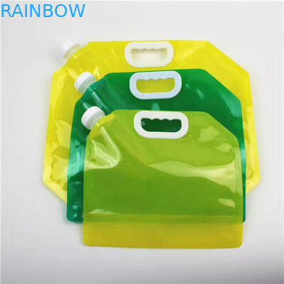 بسته بندی کیسه های کمپرسور ورزشی در فضای باز 2L 3L 5L 10L BPA Free Folding Water Spout Bag