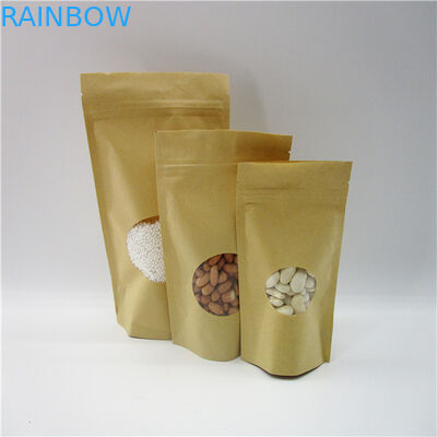 کیسه کاغذ سفارشی شکل گرفته از کیسه بیضی شکل و کیسه بسته بندی پودر پروتئین برنج