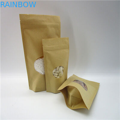 کیسه کاغذ سفارشی شکل گرفته از کیسه بیضی شکل و کیسه بسته بندی پودر پروتئین برنج