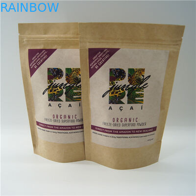 کیسه کاغذ سفارشی شکل گرفته از کیسه بیضی شکل و کیسه بسته بندی پودر پروتئین برنج