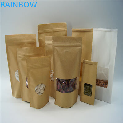 کیسه کاغذ سفارشی شکل گرفته از کیسه بیضی شکل و کیسه بسته بندی پودر پروتئین برنج