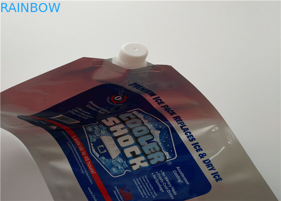 سوپرمارکت غذاهای دریایی میوه ها فویل آلومینیوم یکبار مصرف کیسه کولر عایق شده / کیسه یخ