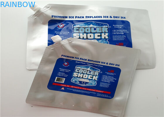 سوپرمارکت غذاهای دریایی میوه ها فویل آلومینیوم یکبار مصرف کیسه کولر عایق شده / کیسه یخ