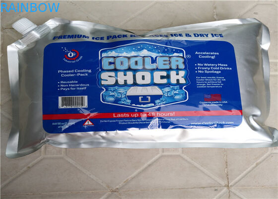 سوپرمارکت غذاهای دریایی میوه ها فویل آلومینیوم یکبار مصرف کیسه کولر عایق شده / کیسه یخ