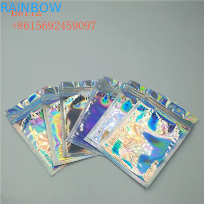 کیسه بسته بندی فویل بسته بندی سه طرفه، کیسه های آرایشی کوچک با زیپ